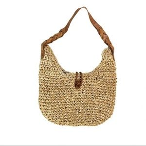 NWOT Eddie Bauer Oversized Woven Straw Bag